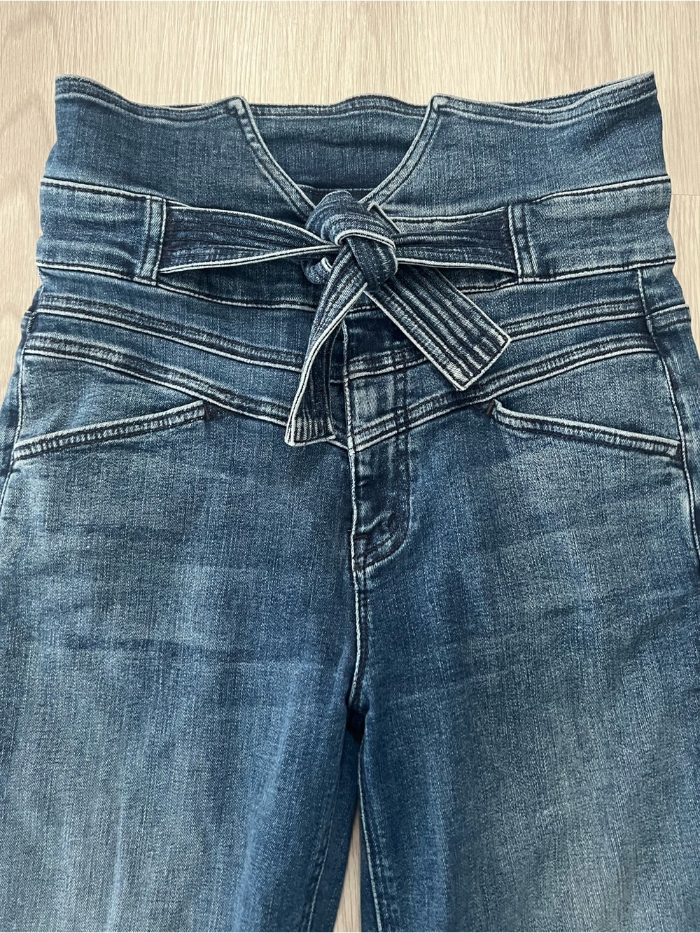 MOTHER Denim Triple Stack Insider Ankle Jeans Chick Flick Size 28 - Picture 5 of 15
